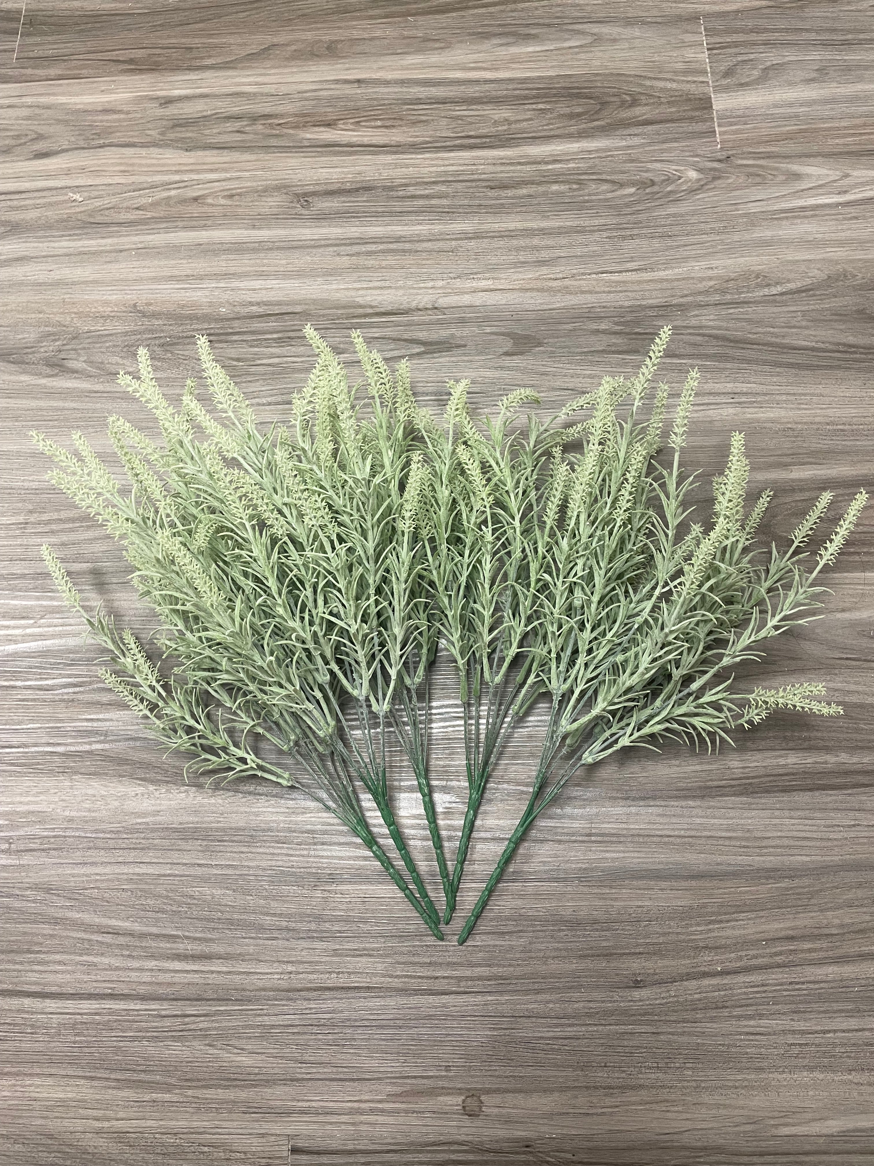 3Bunches/5Bunches Artificial Frosted Greenery Stems, Dusty Miller/Lavender Style for Wedding & DIY Decor (AG4)