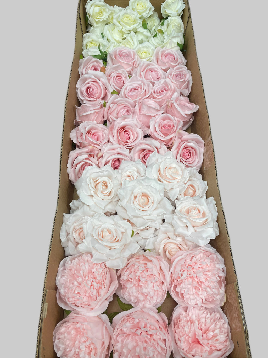 60/70 PCS Artificial Flower Heads(CS3) – Mixed Colors for Wedding & DIY Decor