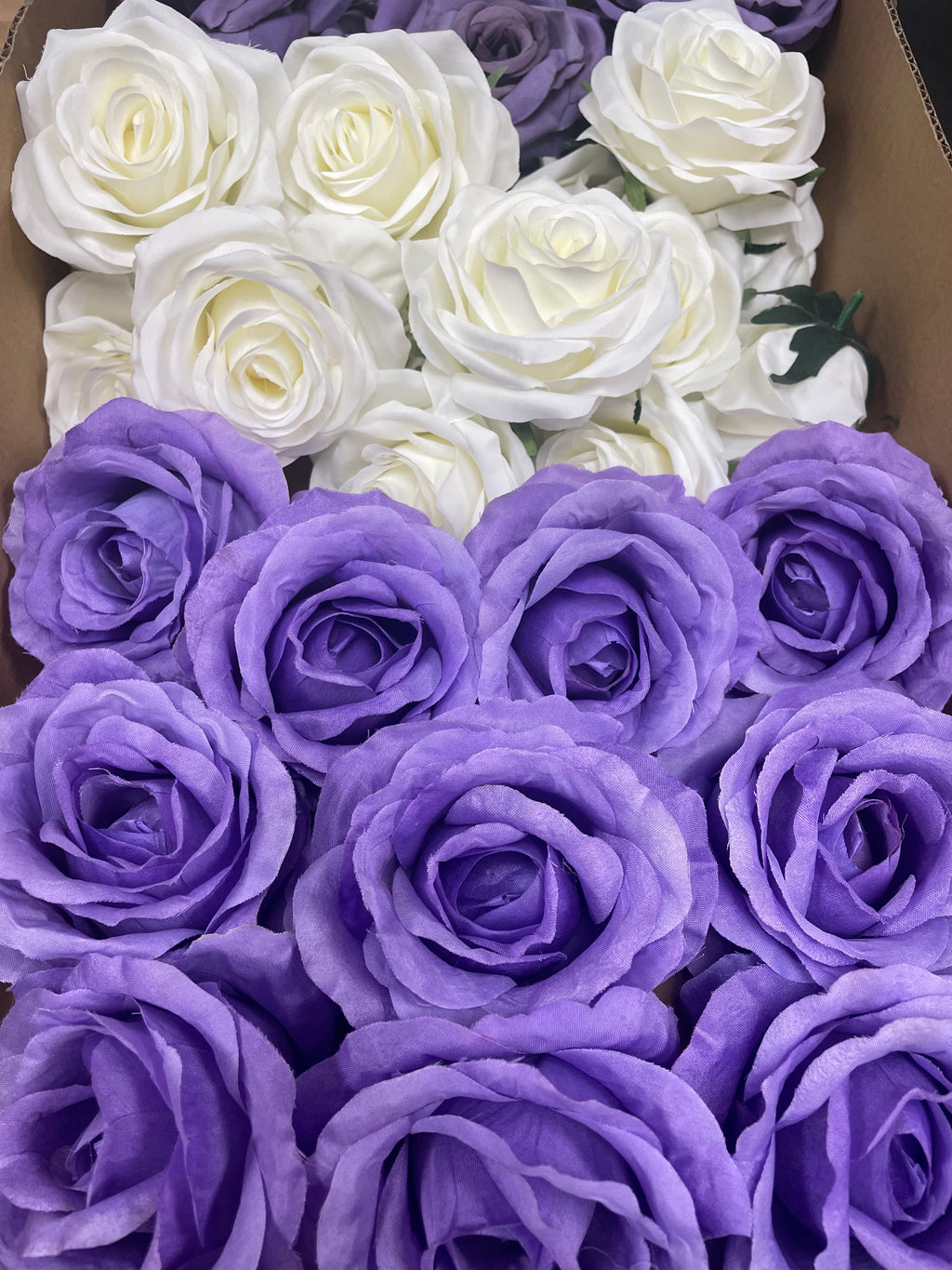 60/70 PCS Artificial Flower Heads (ZS2), Mixed Colors for Wedding & DIY Decor
