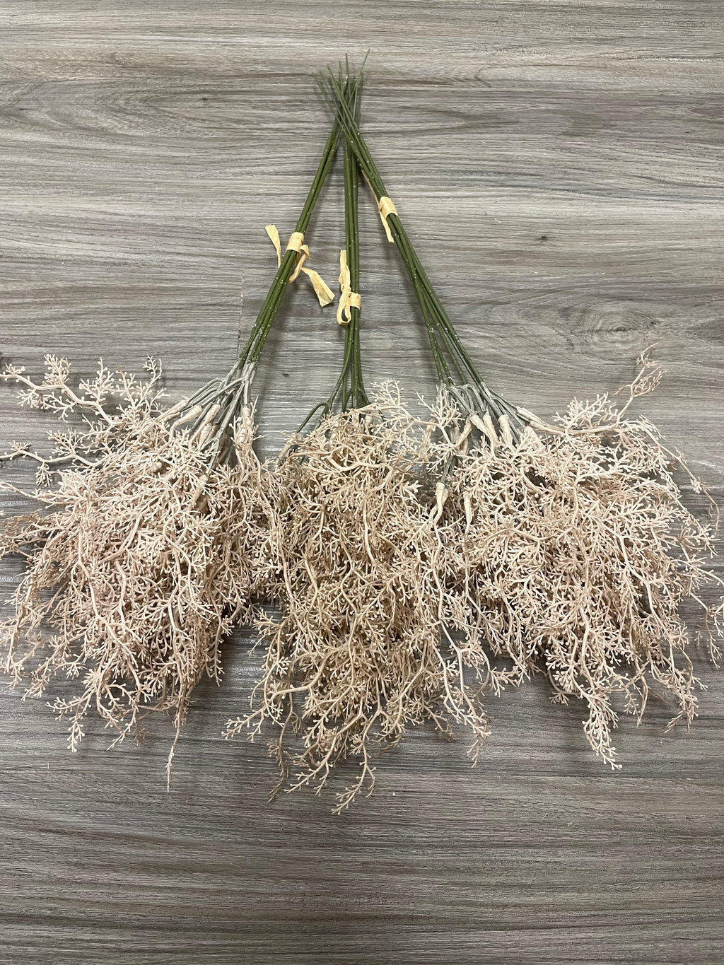 3Bunches/5Bunches Artificial Dried Grass Stems, Beige Natural Look Filler for Wedding Bouquets & DIY Decor (AF3)