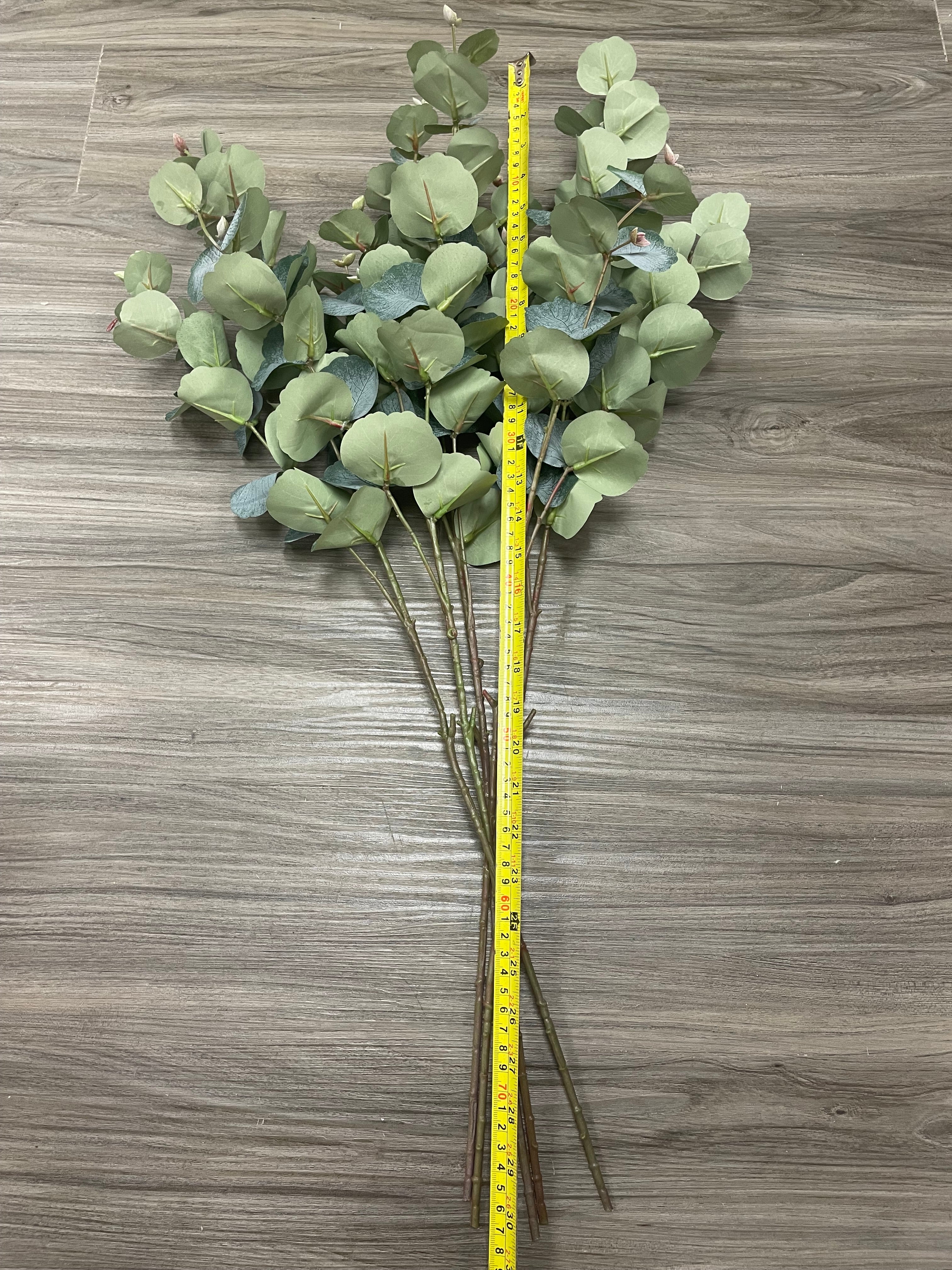 3Bunches/5Bunches Artificial Eucalyptus Stems, Realistic Greenery for Wedding, Bouquets & DIY Decor (AG14)