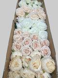 60/70 PCS Artificial Flower Heads(MS1) – Mixed Colors for Wedding & DIY Decor