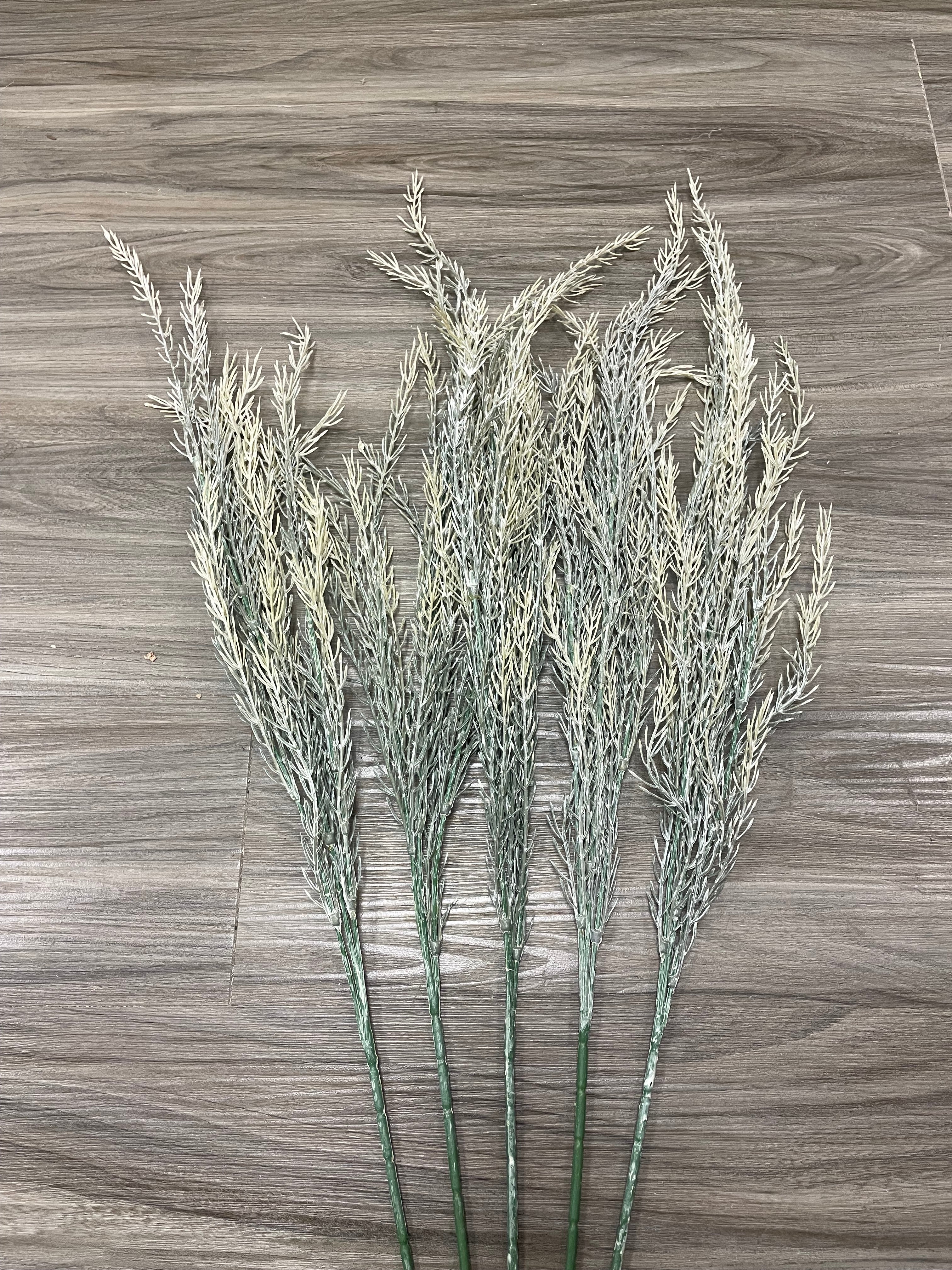 3Bunches/5Bunches Faux Silver Greenery Stems, Dusty Rosemary Style Filler for Wedding & Home Decor (AG3)