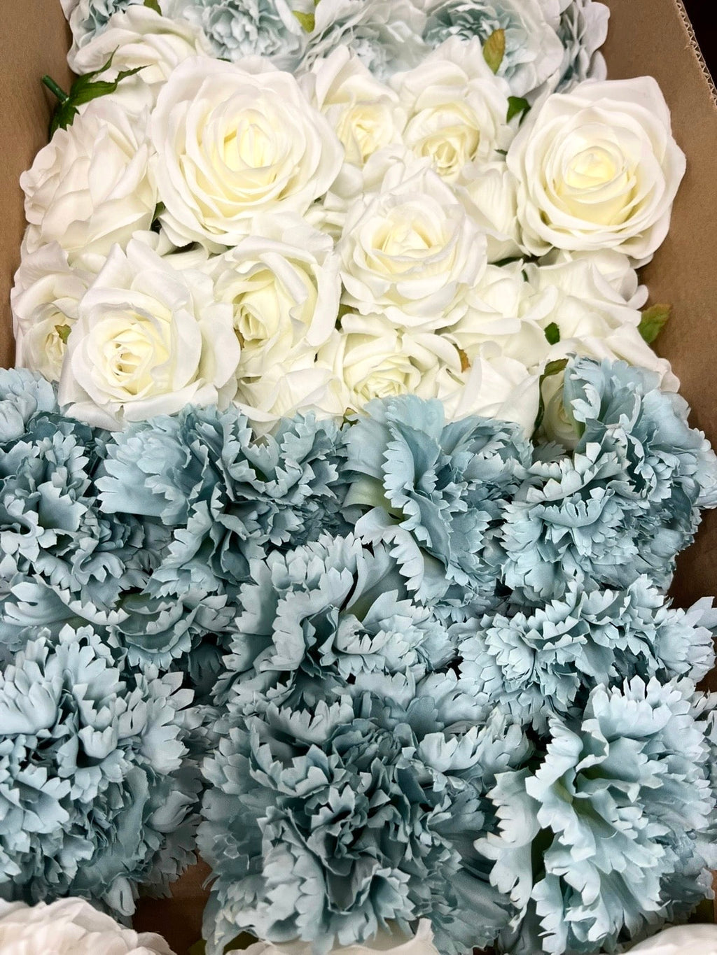 60/70 PCS Artificial Flower Heads (LS8), Mixed Colors for Wedding & DIY Decor