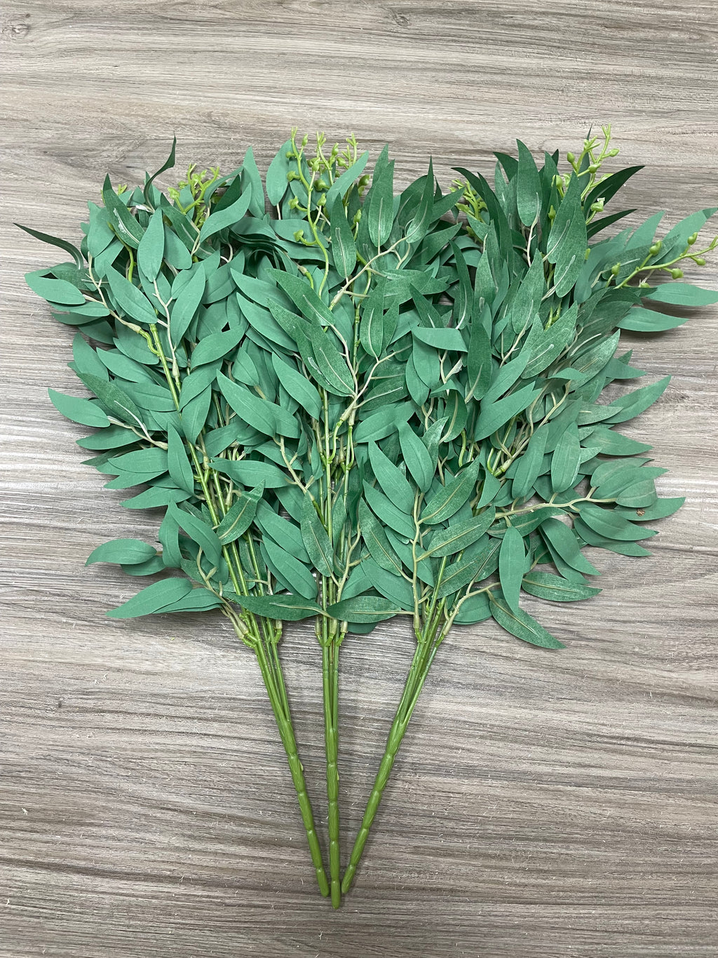 3Bunches/5Bunches Faux Eucalyptus Stems, Realistic Greenery for Wedding & Home Decor (AG1)