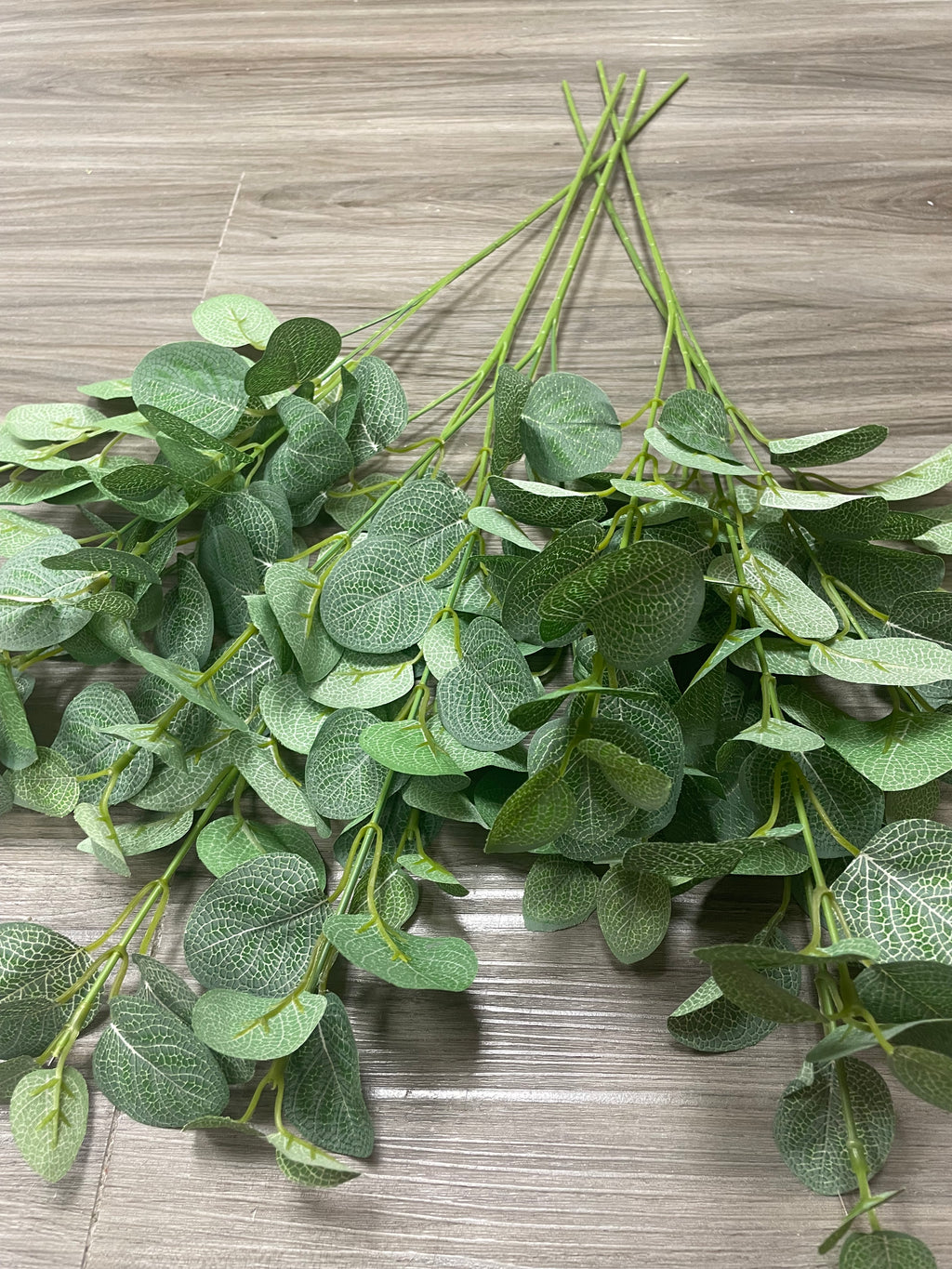3Bunches/5Bunches Artificial Eucalyptus Stems, Realistic Veined Greenery, Filler for Wedding Bouquets & DIY Decor (AG8)