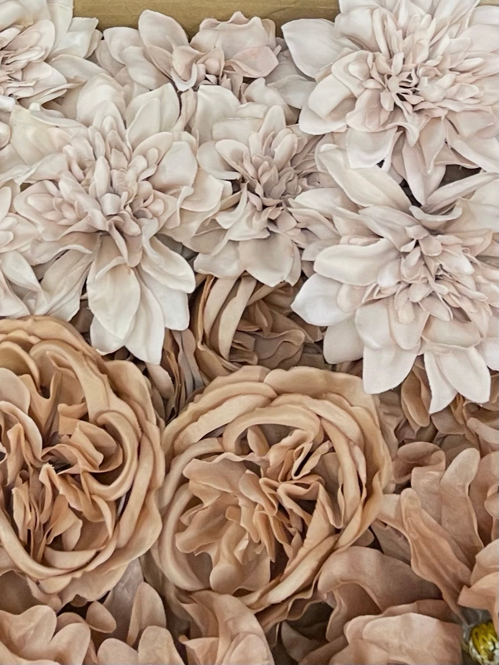 50/60 PCS Artificial Flower Heads (GC1), Mixed Colors for Wedding & DIY Decor