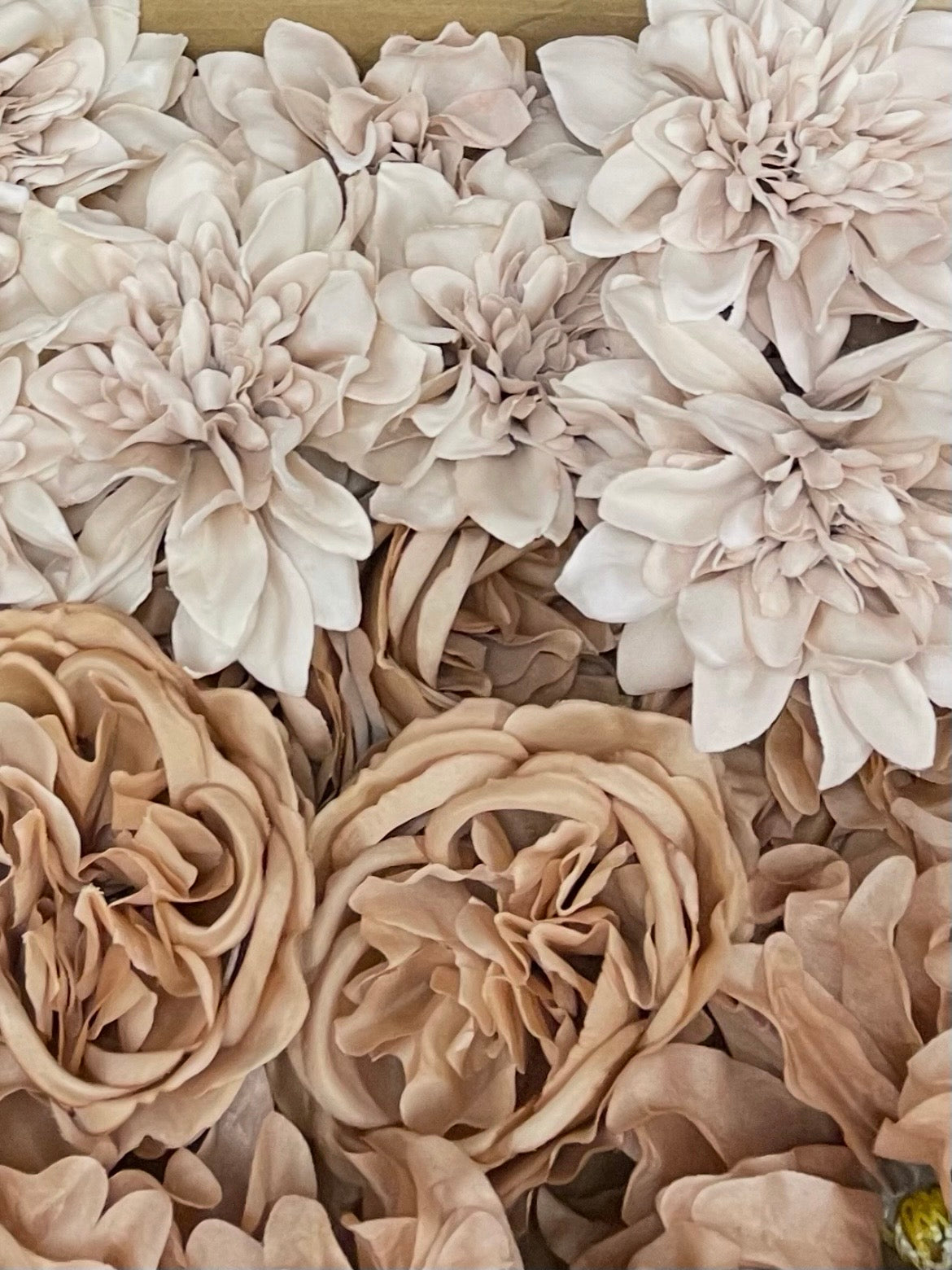 50/60 PCS Artificial Flower Heads (GC1), Mixed Colors for Wedding & DIY Decor