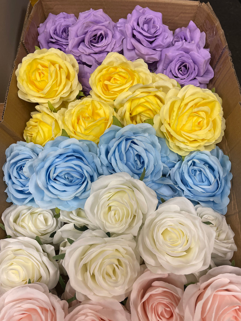 Artificial Flower Head Without Stems (IS2) Multiple