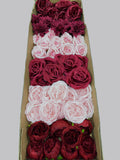 60/70 PCS Artificial Flower Heads (BP1DE), Mixed Colors for Wedding & DIY Decor