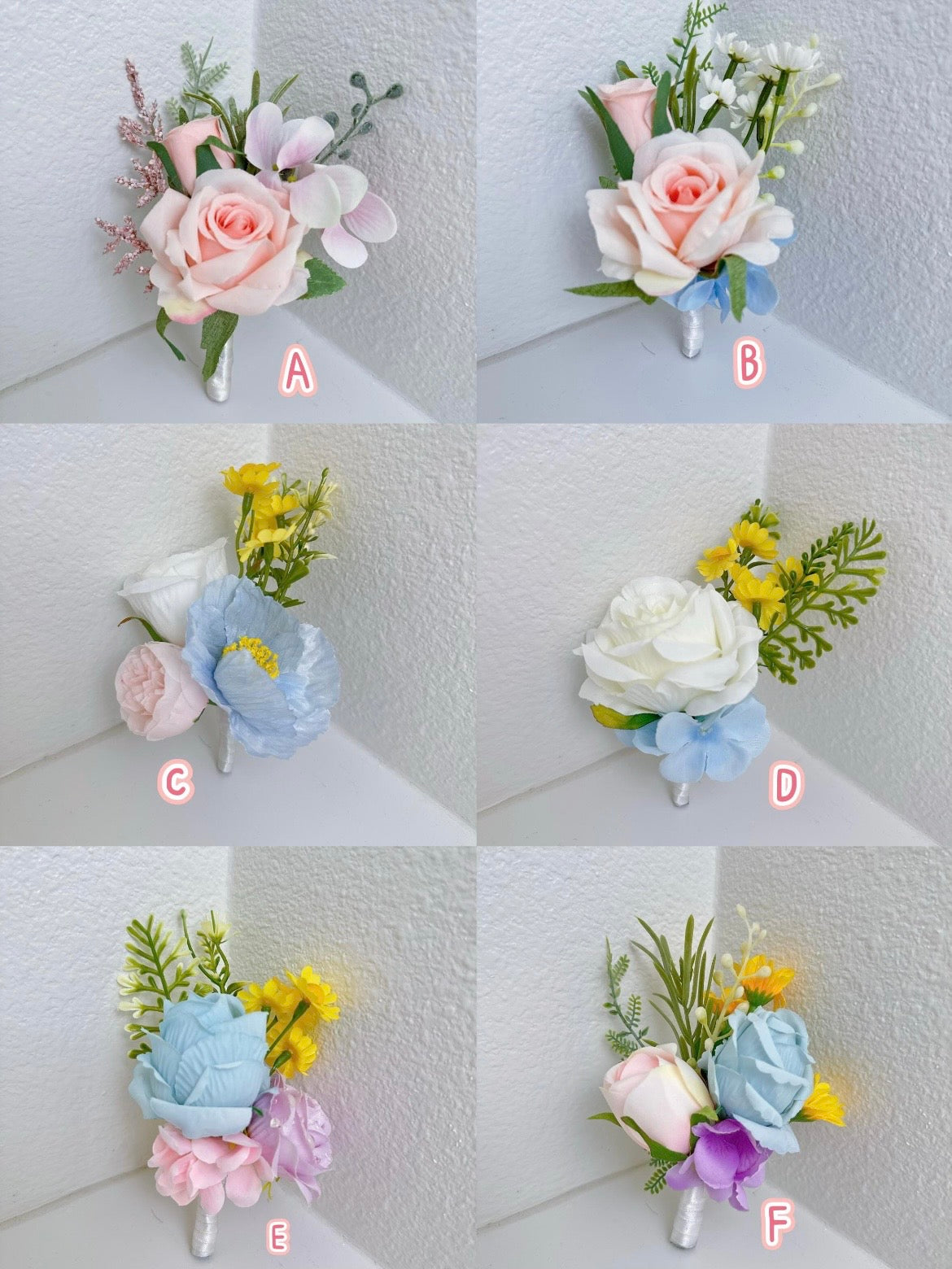 Colorful Wildflowers Bouquet, Silk Wedding Flowers, Spring, Summer Wedding