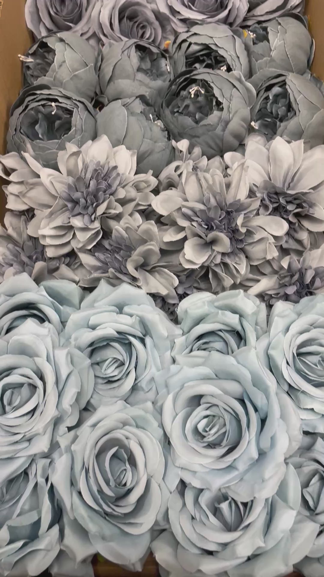 60/70 PCS Artificial Flower Heads(DS5), Mixed Colors for Wedding & DIY Decor