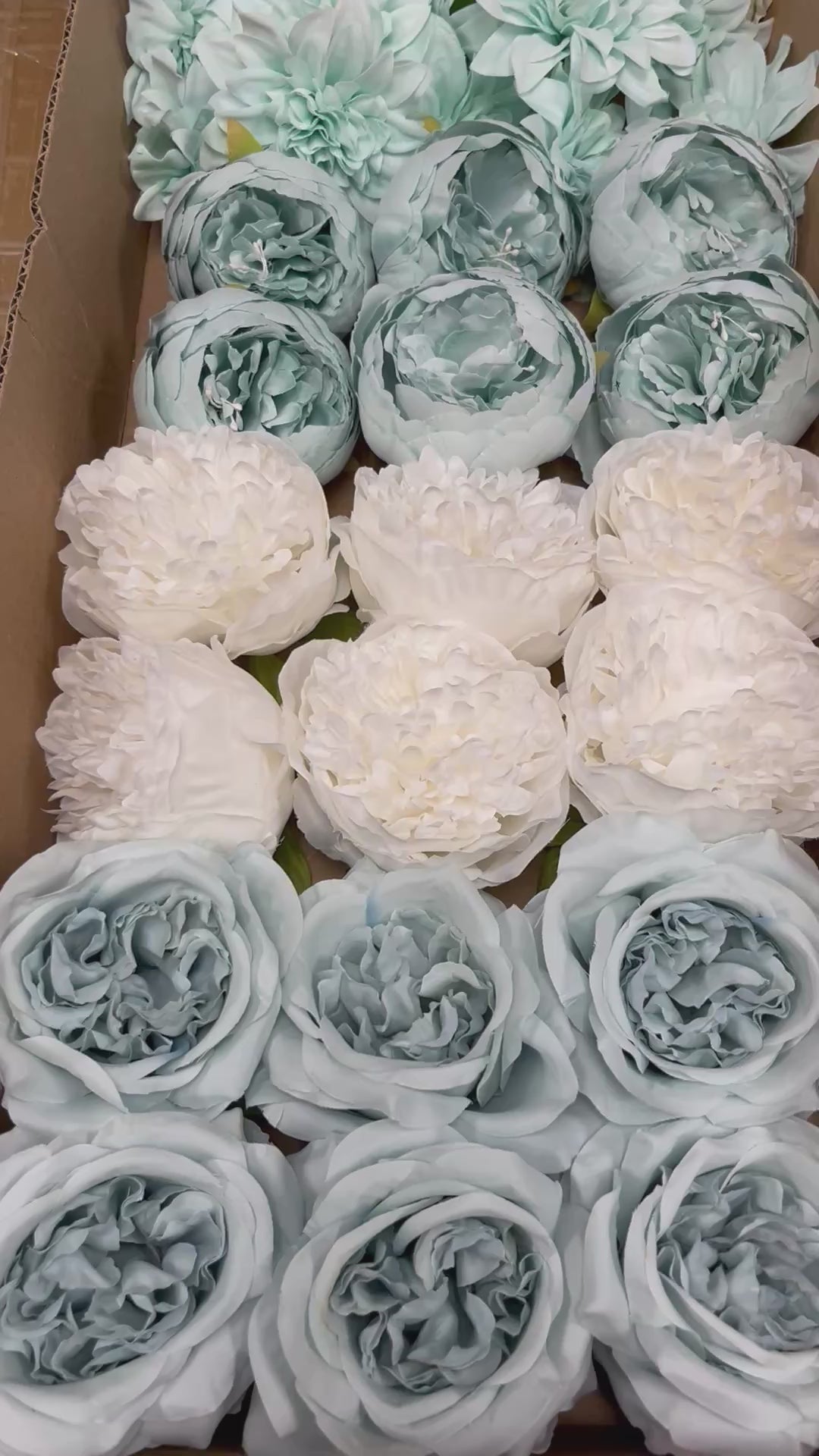 60/70 PCS Artificial Flower Heads (LS9), Mixed Color for DIY Wedding Bouquets, Centerpieces & Event Decor