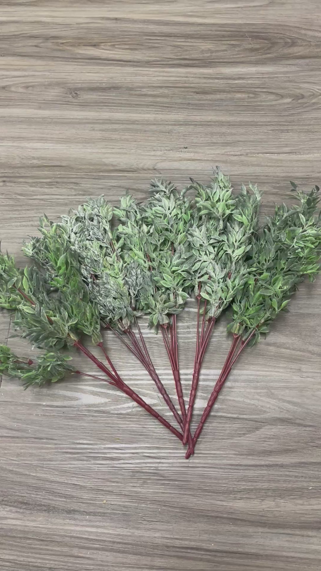 3Bunches/5Bunches Greenery Filler, Plastic Leaf Bush, Perfect for Wreaths & Arrangements (AG2)