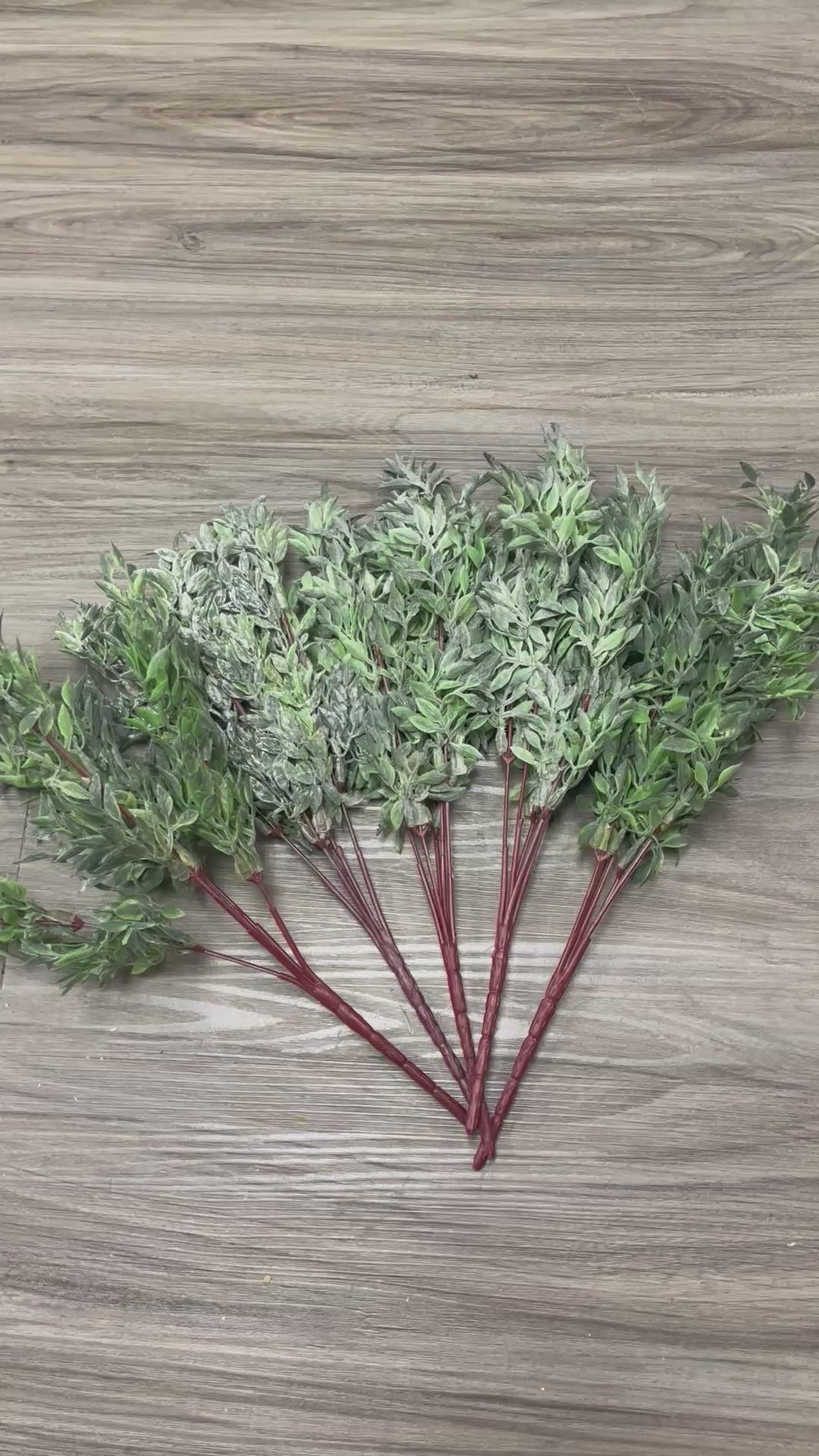 3Bunches/5Bunches Greenery Filler, Plastic Leaf Bush, Perfect for Wreaths & Arrangements (AG2)