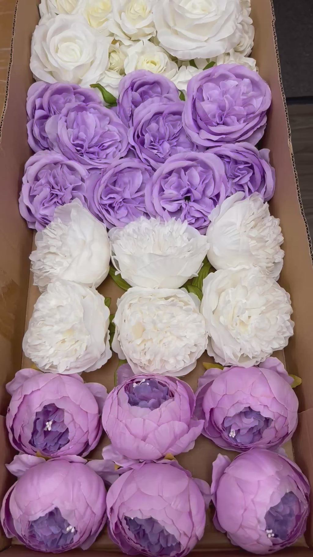 60/70 PCS Artificial Flower Heads (ZS4), Mixed Colors for Wedding & DIY Decor