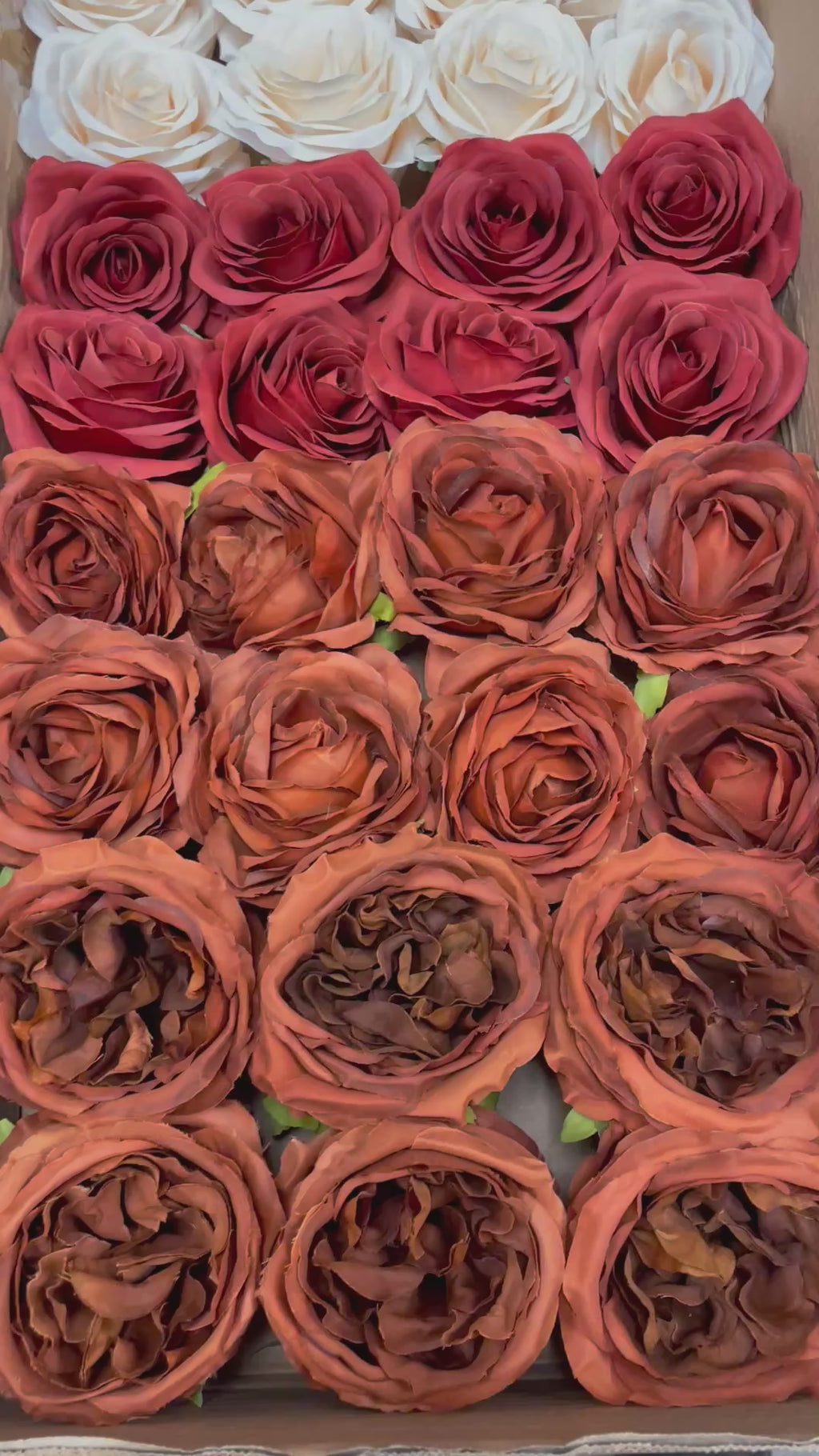 50/60 PCS Artificial Flower Heads (FS5), Mixed Colors for Wedding & DIY Decor
