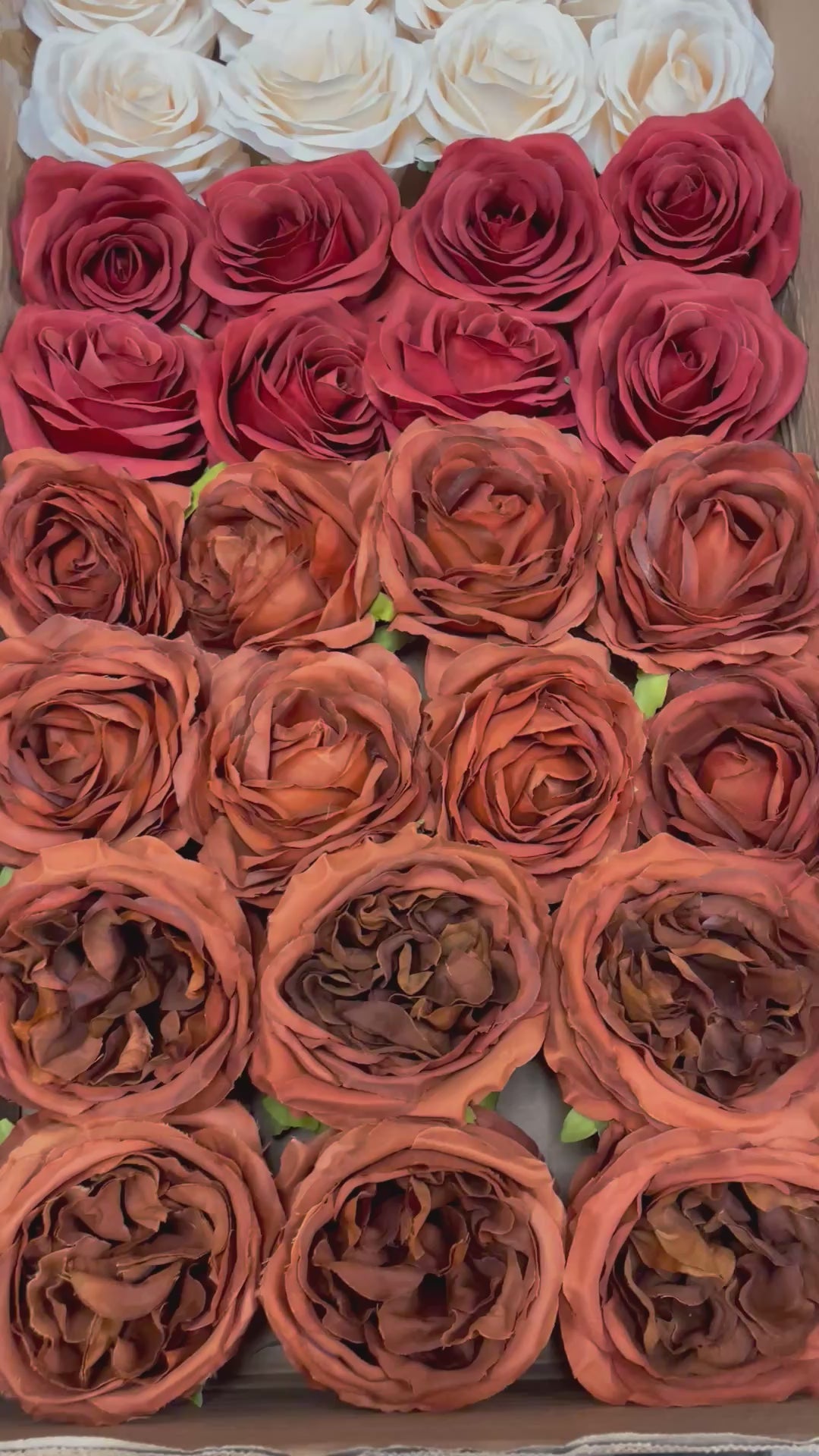 50/60 PCS Artificial Flower Heads (FS5), Mixed Colors for Wedding & DIY Decor
