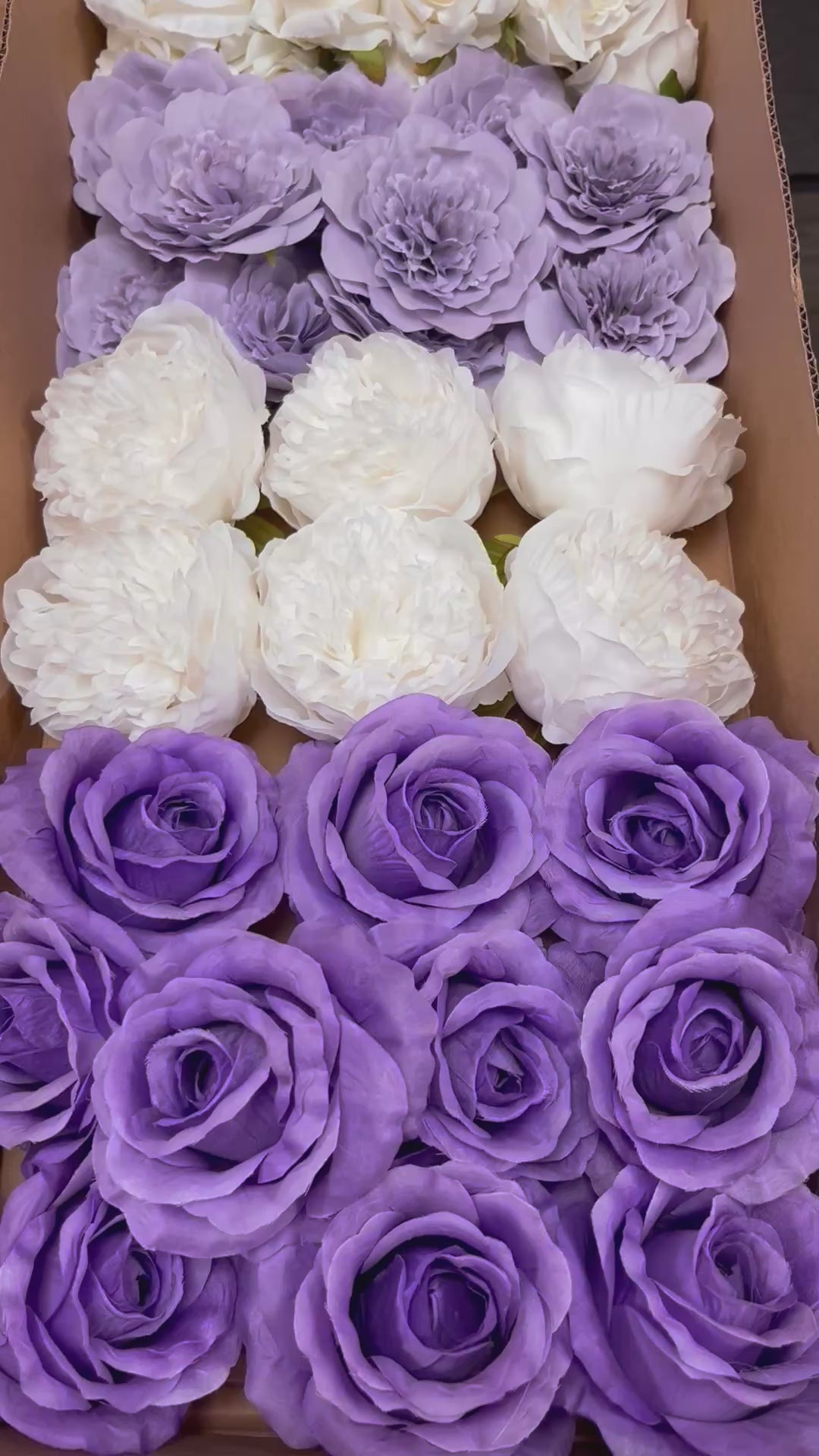 60/70 PCS Artificial Flower Heads (ZS6CE), Mixed Colors for Wedding & DIY Decor