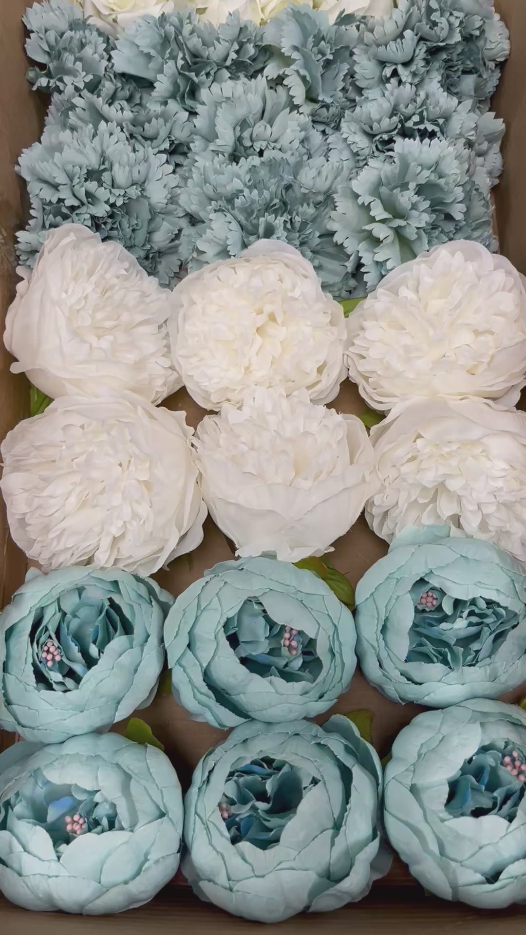 60/70 PCS Artificial Flower Heads (LS8), Mixed Colors for Wedding & DIY Decor
