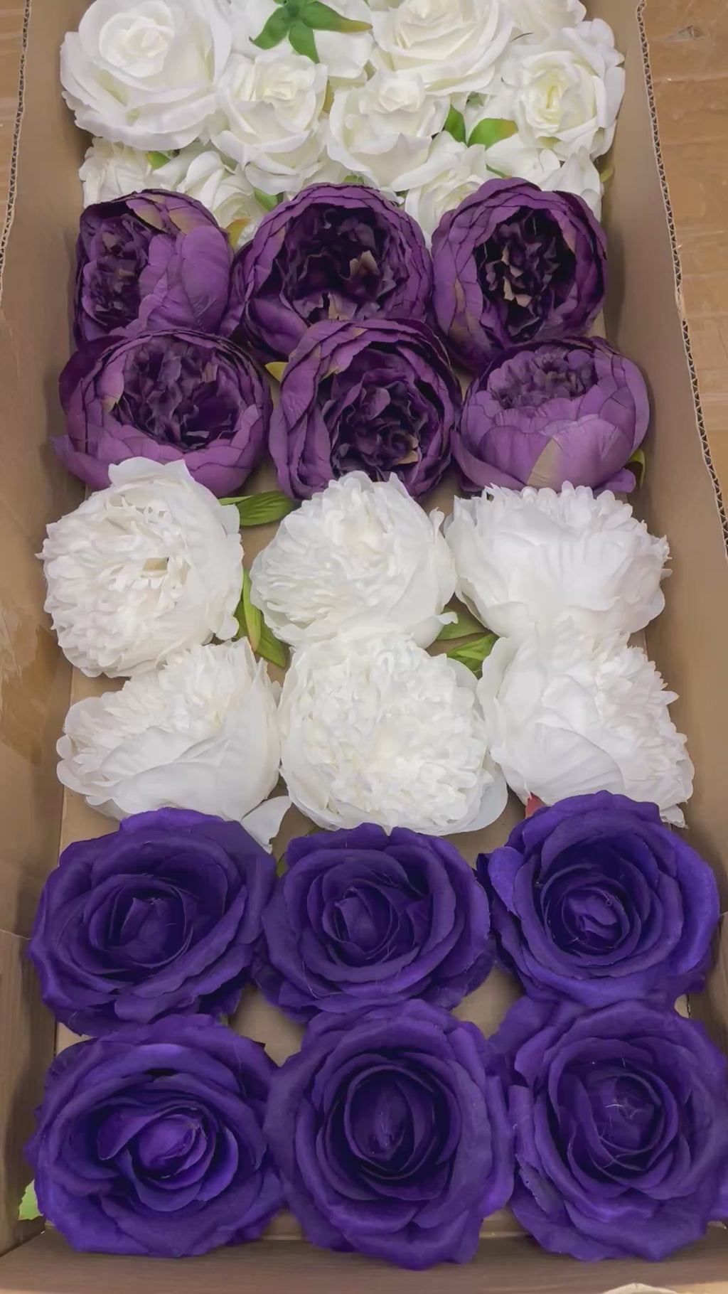 60/70 PCS Artificial Flower Heads (ZS7), Mixed Colors for Wedding & DIY Decor