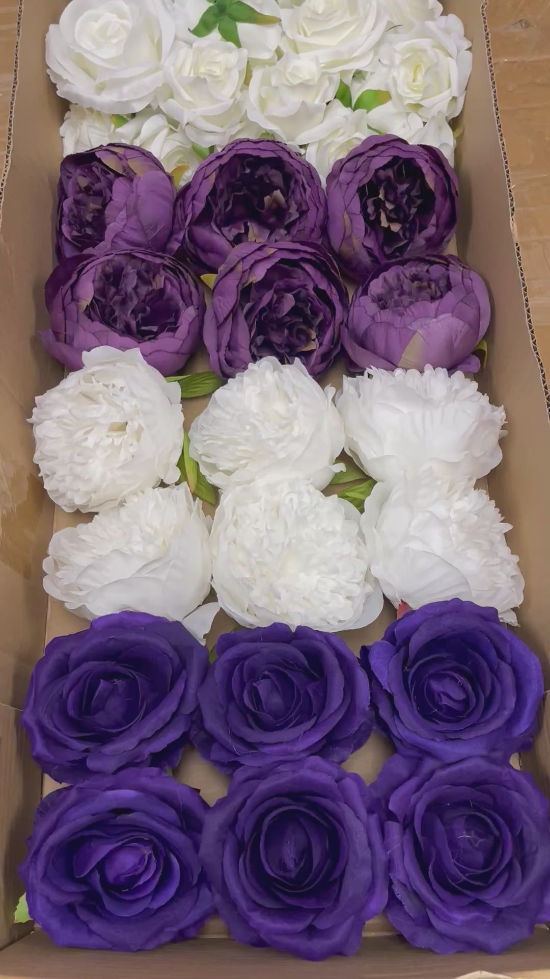 60/70 PCS Artificial Flower Heads (ZS7), Mixed Colors for Wedding & DIY Decor