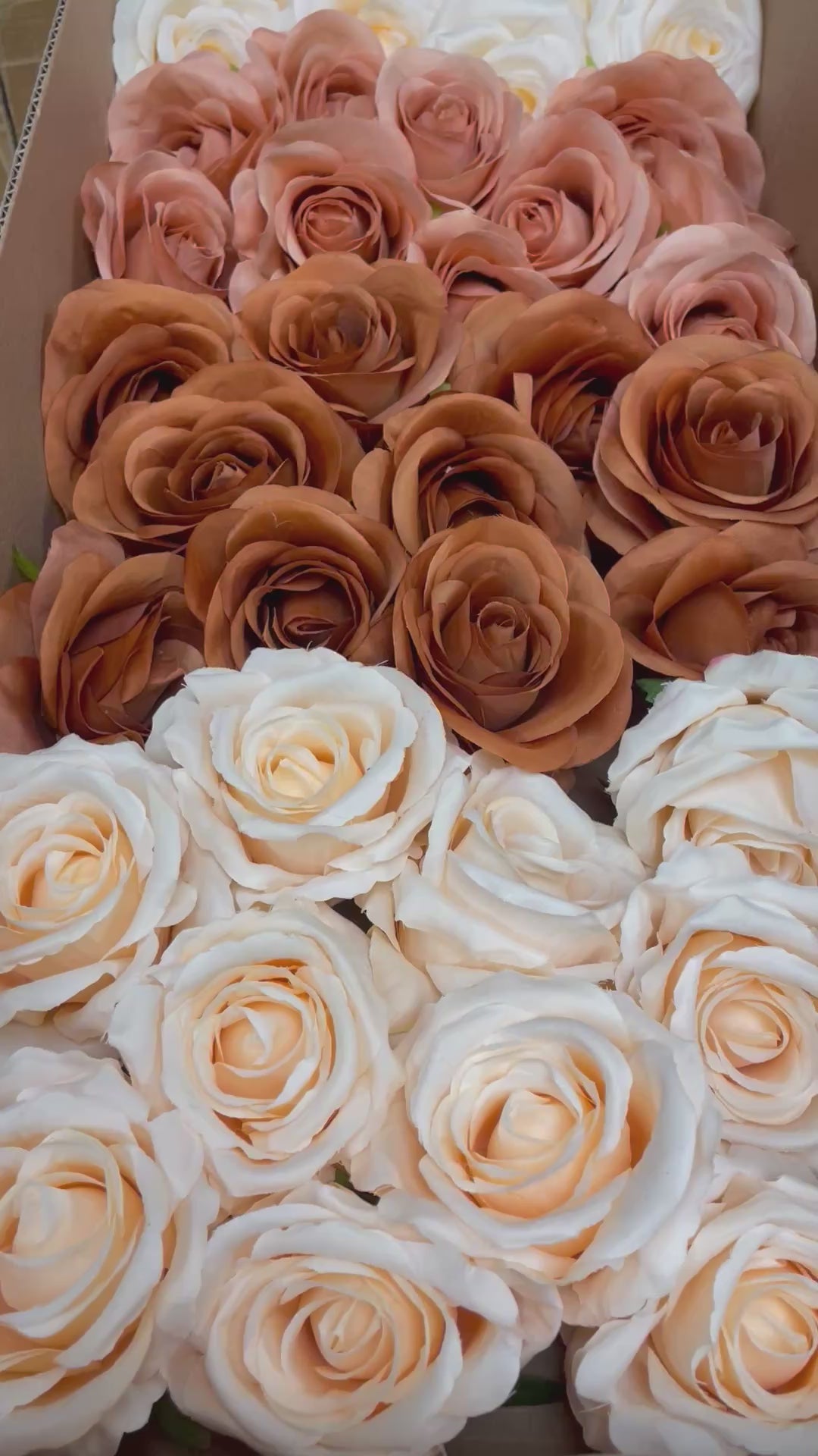 60/70 PCS Artificial Flower Heads(OS2) – Mixed Colors for Wedding & DIY Decor
