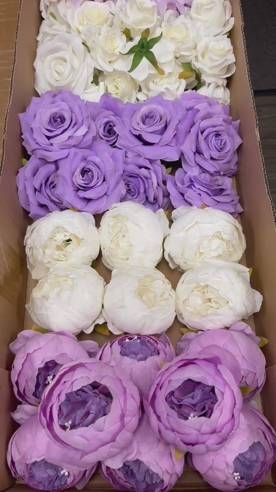 60/70 PCS Artificial Flower Heads (ZS4CE), Mixed Colors for Wedding & DIY Decor