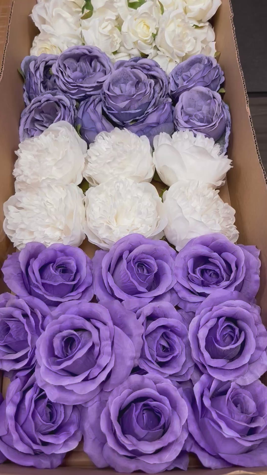 60/70 PCS Artificial Flower Heads (ZS6), Mixed Colors for Wedding & DIY Decor