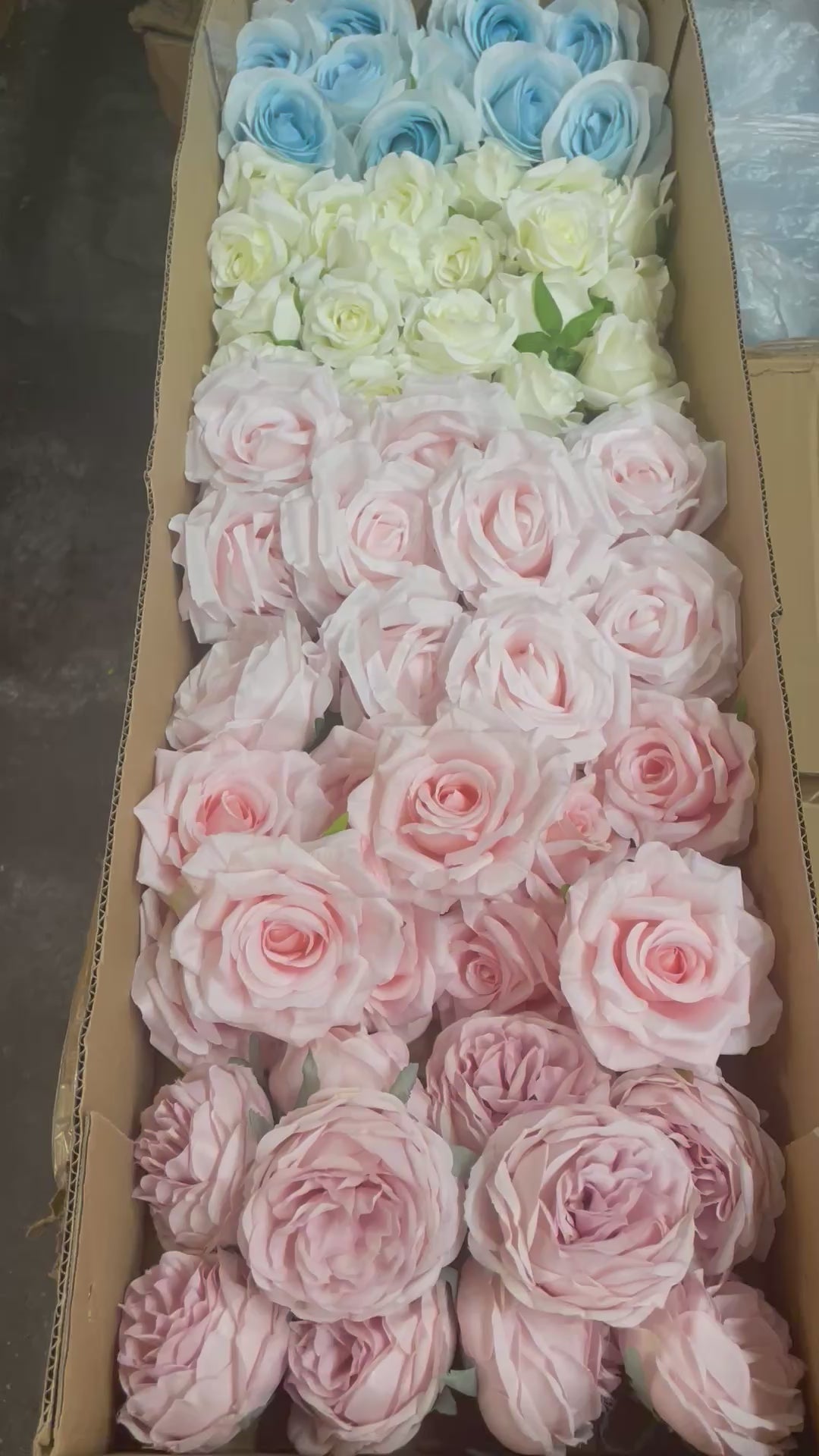 60/70 PCS Artificial Flower Heads(BS1) – Mixed Colors for Wedding & DIY Decor