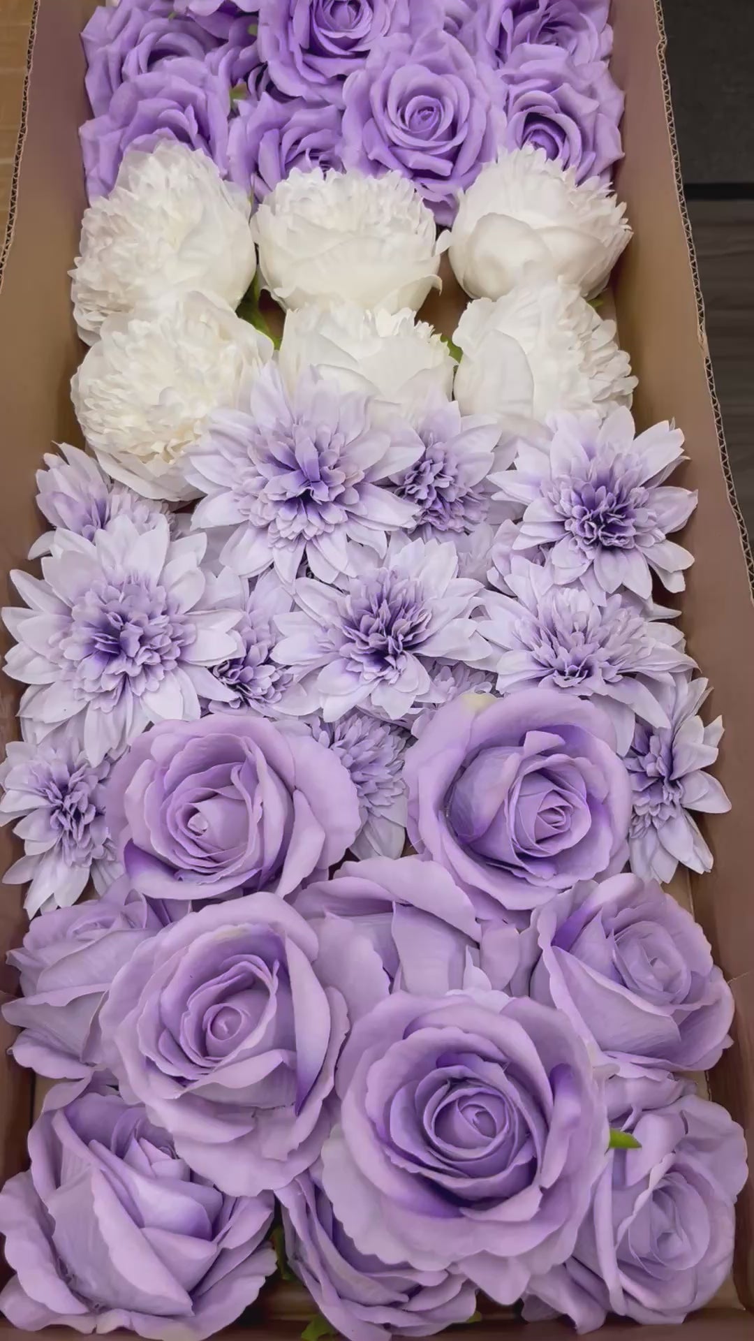60/70 PCS Artificial Flower Heads (ZS5E), Mixed Colors for Wedding & DIY Decor