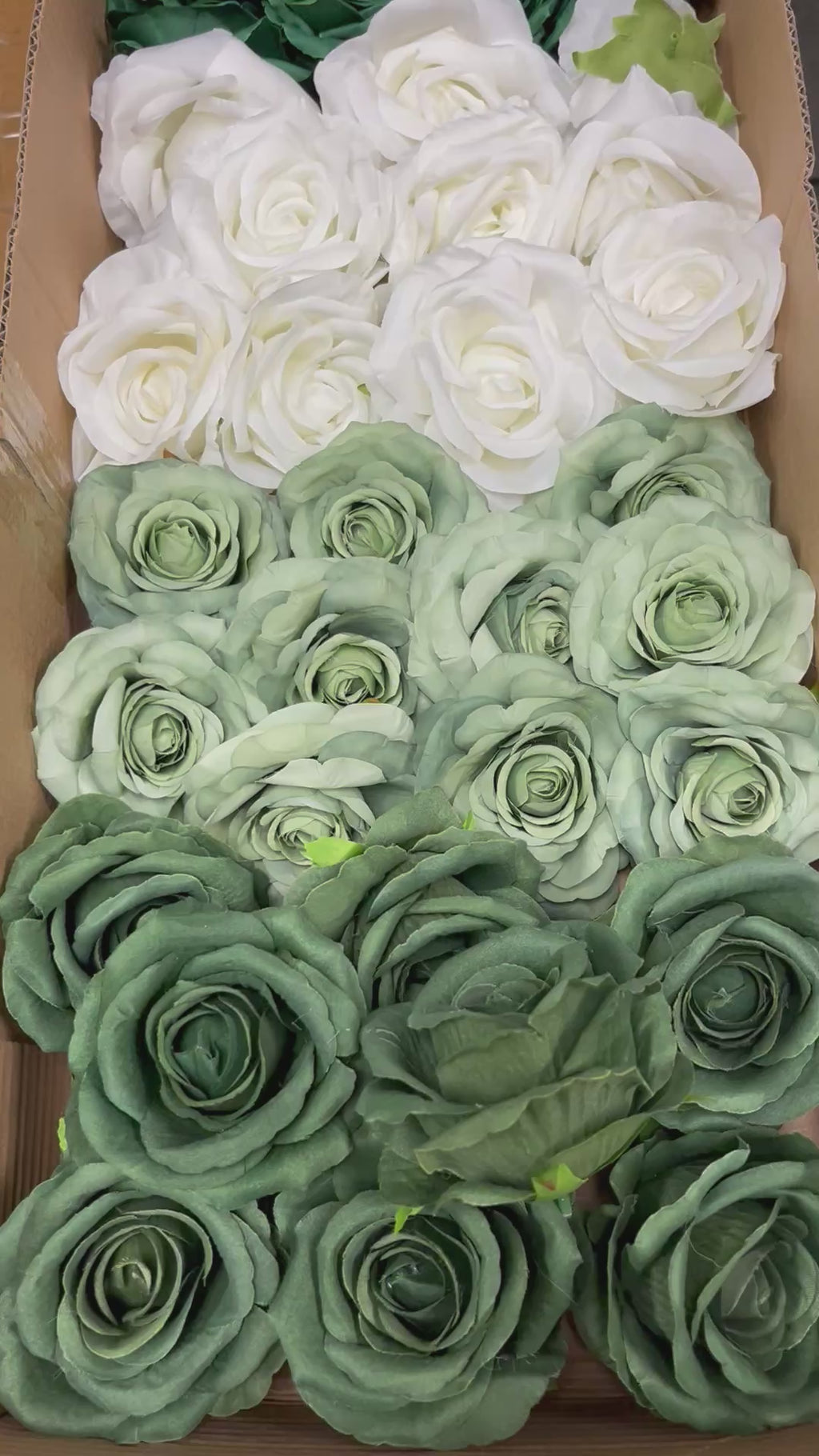 60/70 PCS Artificial Flower Heads (LU3), Mixed Colors for Wedding & DIY Decor